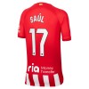 Conjunto (Camiseta+Pantalón Corto) Atlético Madrid Saul 17 Primera Equipación 23-24 - Niño